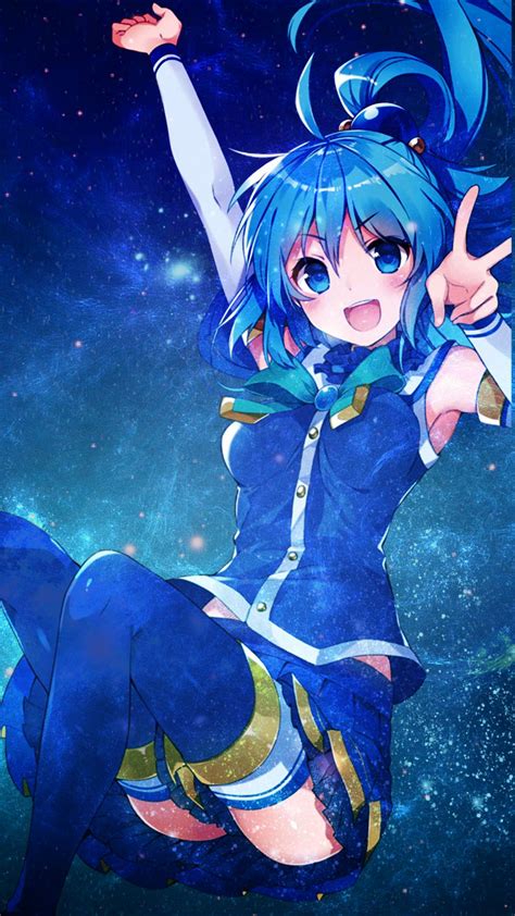 Filter by device filter by resolution. Aqua Galaxy Phone Wallpaper (1080x1920) | Cute anime chibi ...