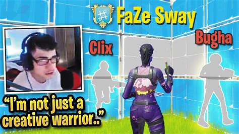 Proof Faze Sway Is Not Just A Creative Warrior Fortnite Youtube