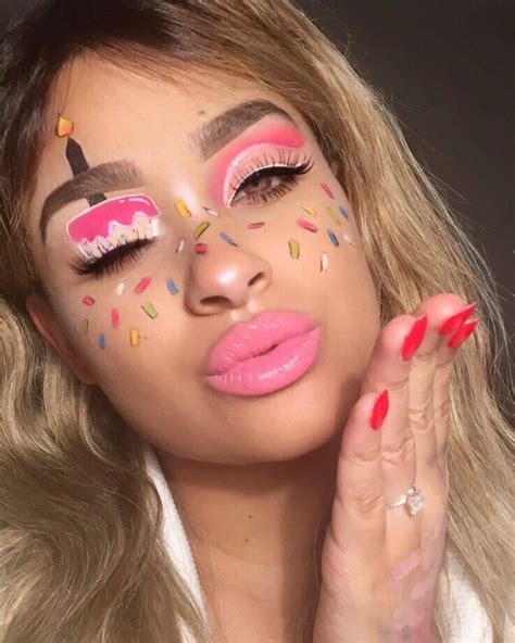 Isssss My Birthday 🎂 So Obv You Know That Means I Gotta Draw A Cake On My Face 😂💕 Confetti Cake