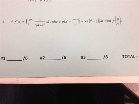 solved if f x integral g x 0 1 root 4 t 3 dt where