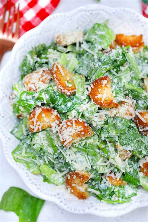 Chop together anchovy fillets, garlic, and pinch of salt. Classic Caesar Salad Recipe | Tasty Recipes