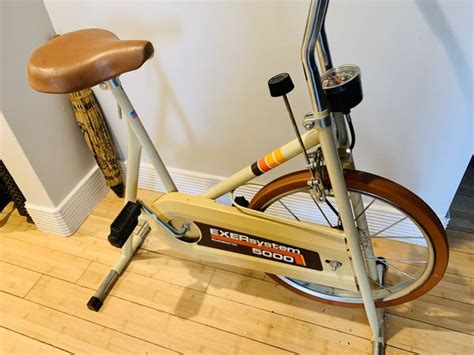 Vintage Huffy Exersystem 5000 Retro Exercise Bike Bicycle For Sale In
