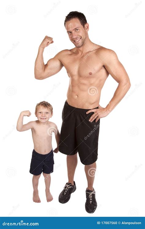 Boy Showing Muscles Stock Photo Image Of Flexing Portrait 17007560