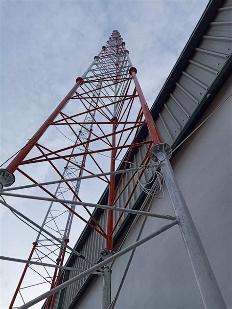 80 Km Galvanized Iron 30 M Self Support Tower For Telecom At Rs 2000