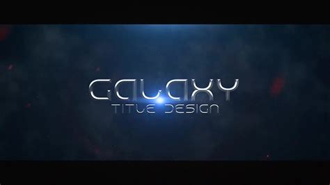 Galaxy Title Design 27975070 Videohive Download Rapid Apple Motion