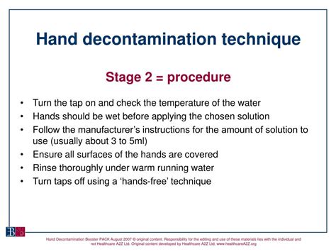 Ppt Standard Infection Control Precautions Hand Decontamination