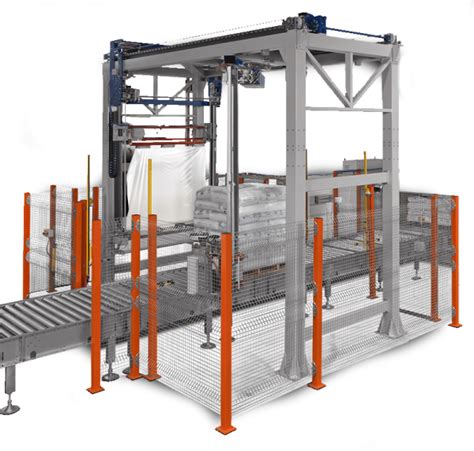Automatic Pallet Wrapping Stretch Film Production Line Automation