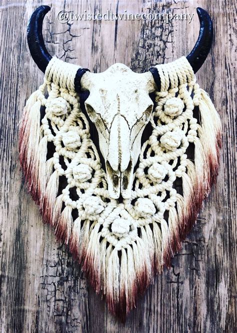 Faux Skull Macramé Wallhanging Instagram Photo And Video Instagram