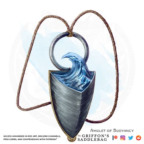 The Griffons Saddlebag Amulet Of Buoyancy Wondrous Item R
