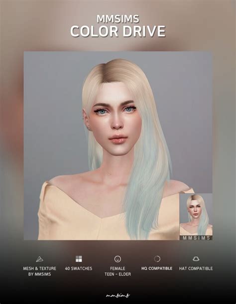 Hair Color Drive At Mmsims Sims 4 Updates