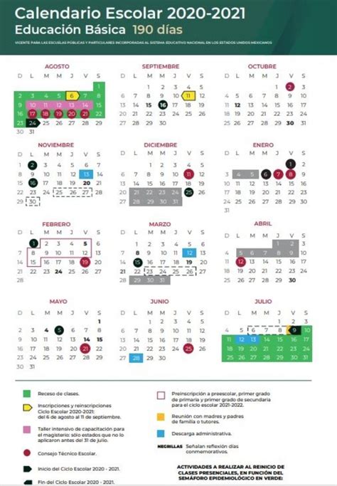 Calendario Escolar 2021 2022 De La Sep Fechas Clave Del Proximo Ciclo