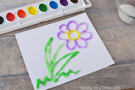 3d salt painting ~ easy crafts for kids. Salt Painting - Learn how to make Salt Art with your kids!