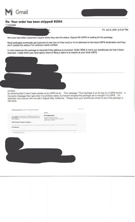 USPS Second Appeal Letter for Denied Claim-Any Tips? : r/usps_complaints