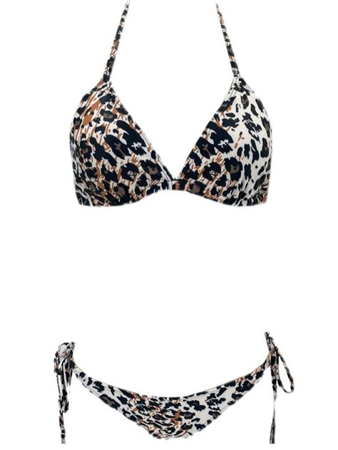 swimsuit women s summer leopard split bikini sexy beach swimsuit shein eur