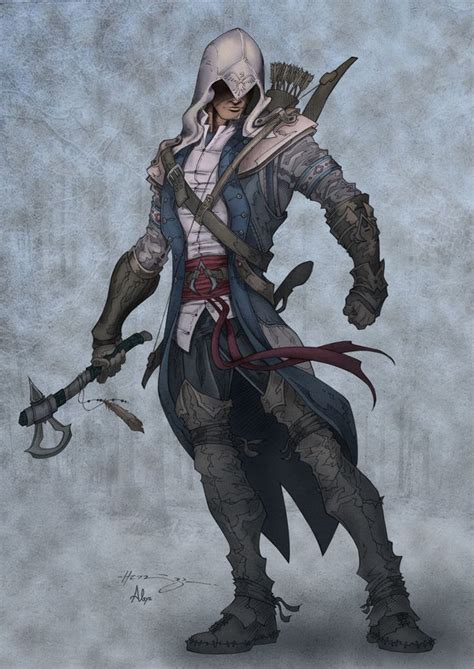 Assassins Creed 3 Connor Colored By Alexasrosa On Deviantart