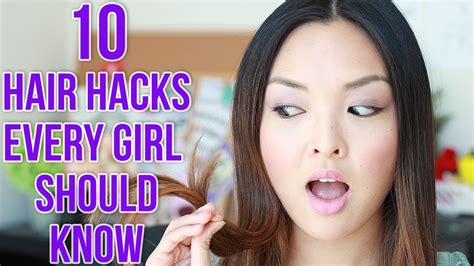 10 Hair Hacks Every Girl Should Know Youtube