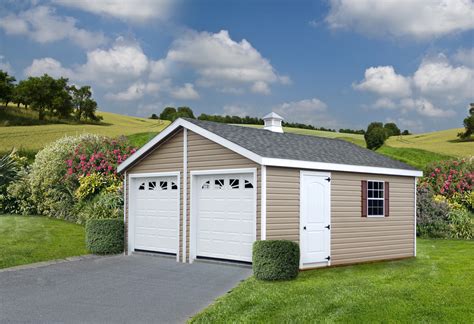 Prefab Double Wide Garages In Ky And Tn Eshs Utility Buildings