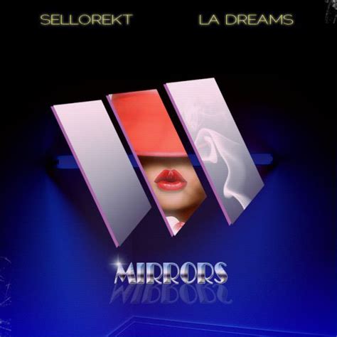 sellorekt l a dreams mirrors album covers square art mirror