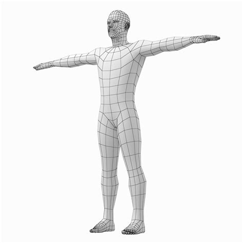 Human Character T Pose Reference A T Pose For Human Characters