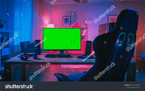 Powerful Personal Computer Gamer Rig Mock Stock Photo 1430140076