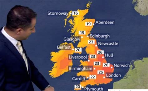 Bbc Weather Britain Braces For 50mph Gusts In Build Up To Scorching Weekend Heatwave Weather