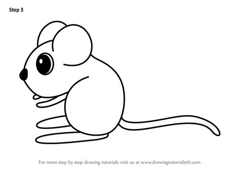 Draw a long curved line for the body. Learn How to Draw a Kangaroo Rat for Kids (Animals for ...