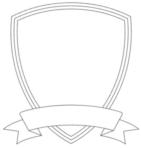 Shield Drawing Template At Getdrawings Free Download