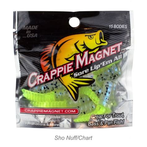 Crappie Magnet 15pc Body Pack Sho Nuffchart
