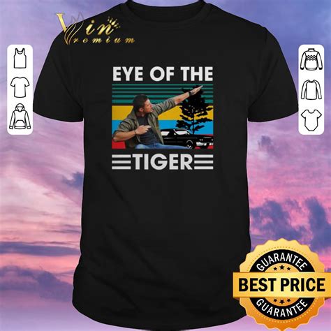 Official Dean Winchester Supernatural Eye Of The Tiger Vintage Shirt