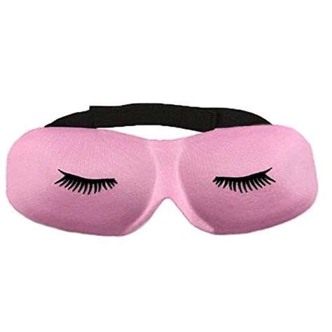 Wholesale Eyelash Extension Sleep Mask Contoured 3d Eye Mask Pink Eye Covers For Sleeping