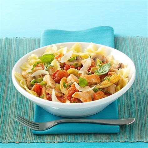 Chicken And Artichoke Pasta Recipe Taste Of Home