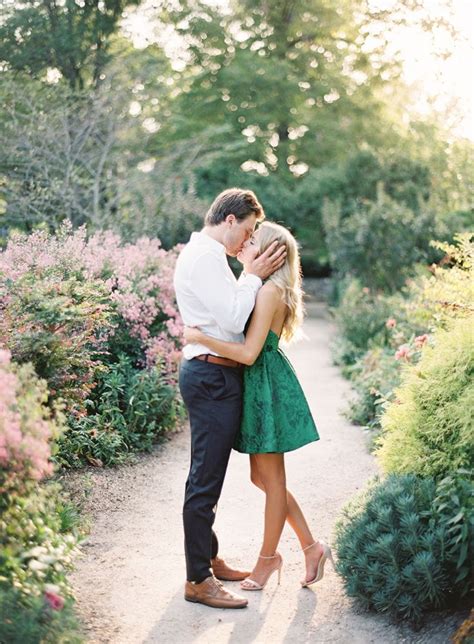 Scroll through this post for a collection of beautiful couple pose ideas. Picture Of cool spring engagement photo ideas 23