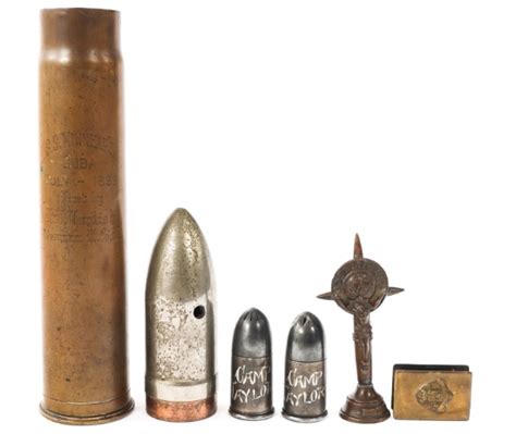 Span Am War Wwi Ordnance And Trench Art Guns And Military Artifacts