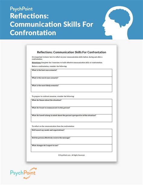 Reflections Communication Skills For Confrontation