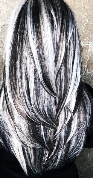 Pin By Jamie Booterbaugh On Hair Ideas In 2021 Gray Hair Highlights Frosted Hair Silver Hair