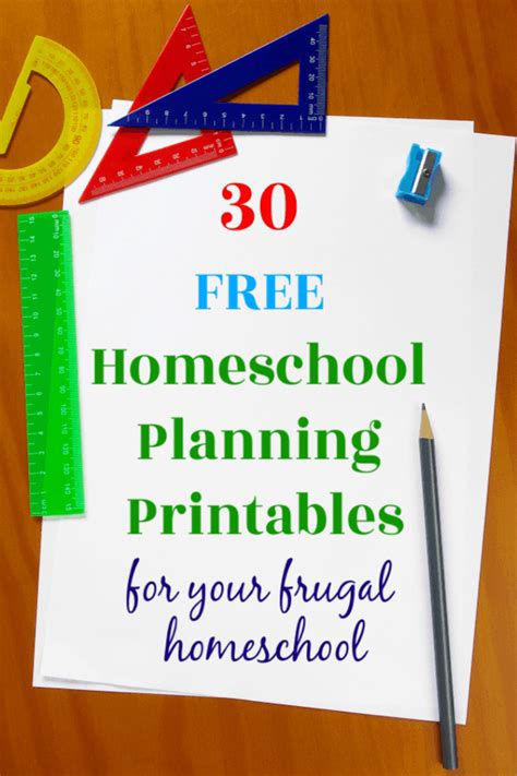 Download the homeschool curriculum planning page. 30 Free Homeschool Planning Printables