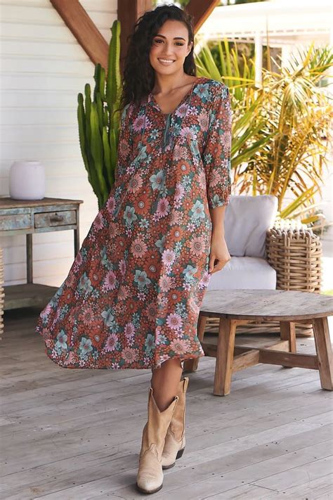 best boho dresses and affordable boho clothes for over 50 lifestyle fifty