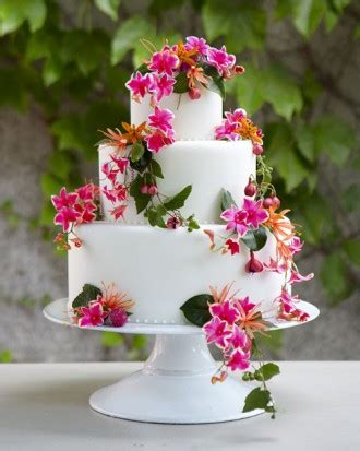 Maybe you would like to learn more about one of these? Elegant White Cake with Fresh Flowers | A Wedding Cake Blog