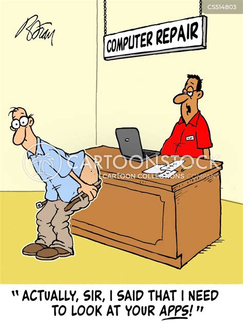 Computer Repair Cartoons And Comics Funny Pictures From Cartoonstock