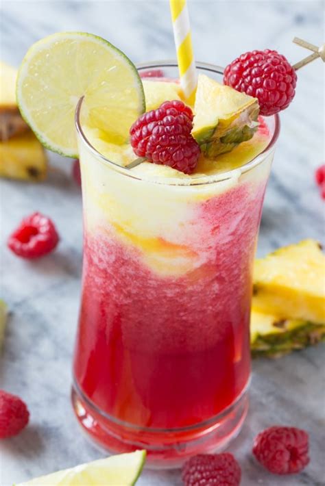 Sparkling Raspberry Pineapple Freeze Dinner At The Zoo
