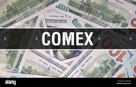 Comex Text Concept Closeup American Dollars Cash Money3d Rendering