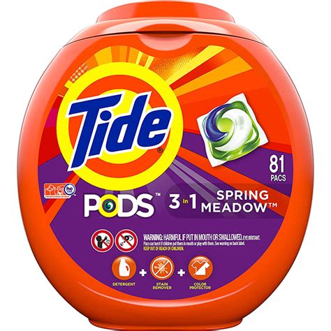 Tide Pods Spring Meadow Detergent 14 Oz. – CROWN PICKUP – The Crown png image