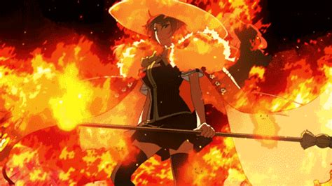 Ayaka Kagari The Fire Witch Witch Craft Works Anime Witch Anime