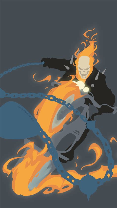 1080x1920 Ghost Rider Artwork Hd Artstation Artist Superheroes