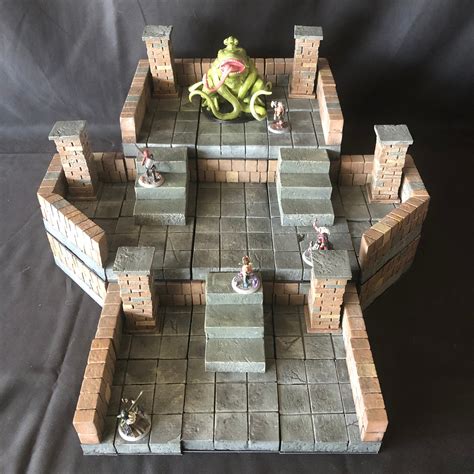 Beginners Dungeon Tile Set Dnd Terrain Modular Etsy Canada