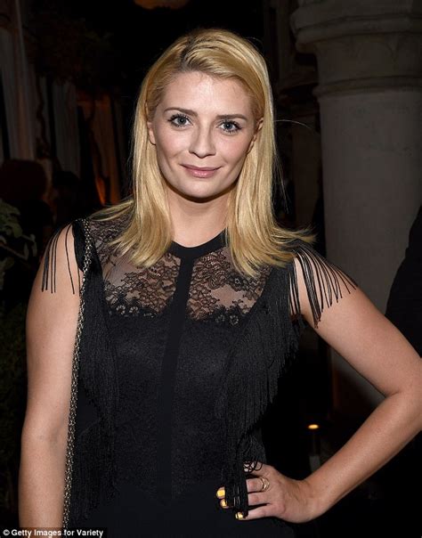 Mischa Barton Flashes Her Legs In A Lace Black Dress As She Party Hops