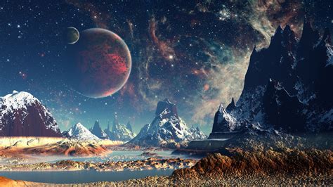 Artwork Concept Art Planet Space Sky Stars Wallpapers Hd Desktop Images