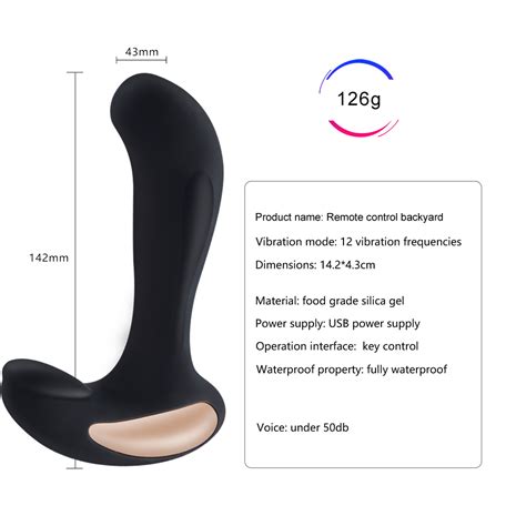 Hot Sale Promote Control Dual Motor Prostate Massager Vibrating Firm But Flexible Easy Insertion