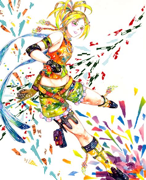 Rikku Final Fantasy And More Drawn By Row Akatuki Danbooru