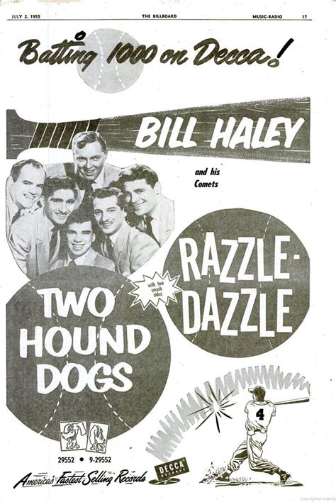 Rock And Roll Newspaper Press History Bill Haley Razzle Dazzle